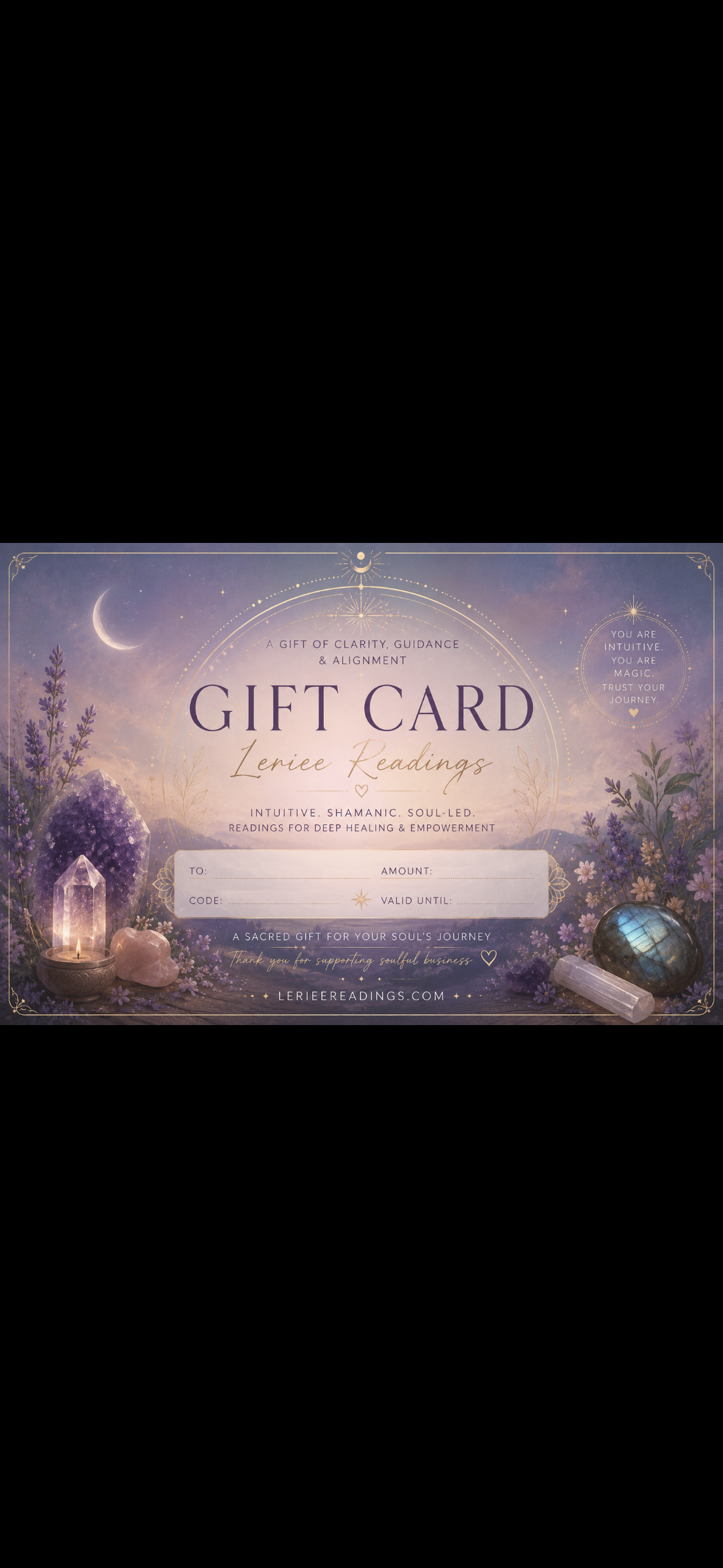 Leriee Readings Gift Card